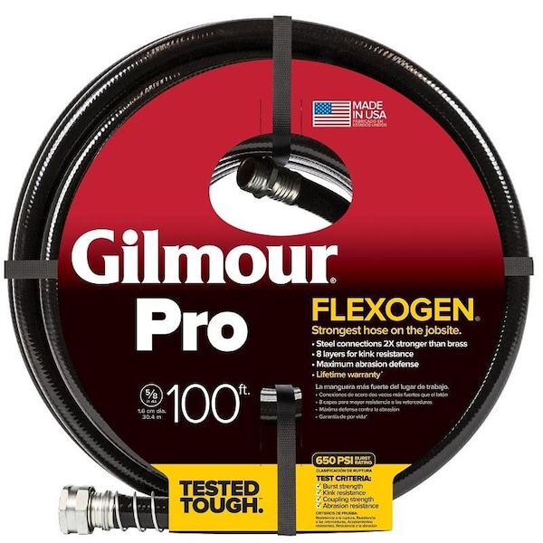 Gilmour Garden Hose, 100 ft L 8650011001 Zoro
